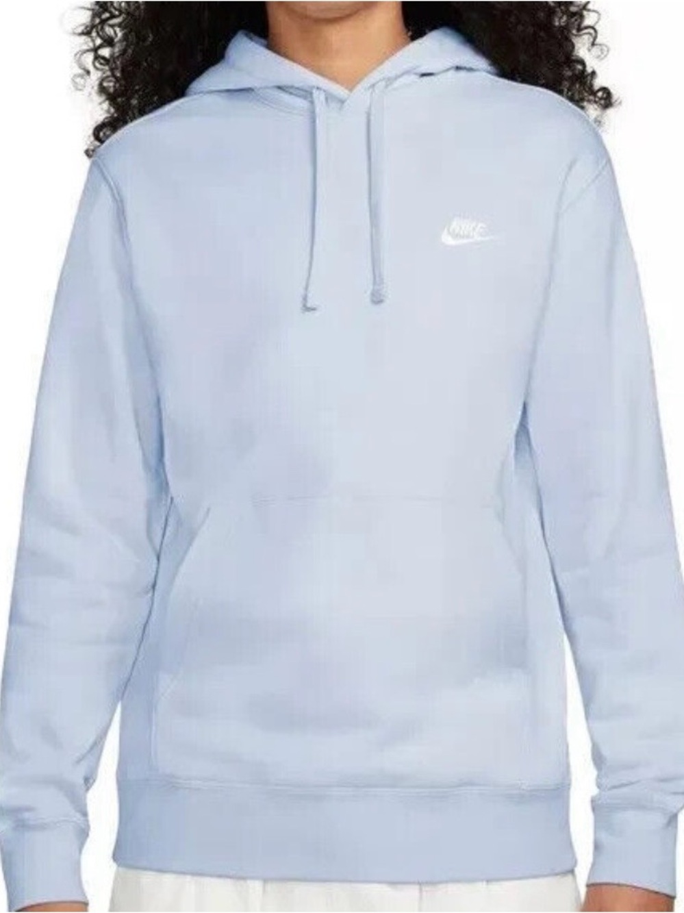 Nike Sportswear Club Fleece Pullover Hoodie Ashen Slate Blue Purple Men's XL